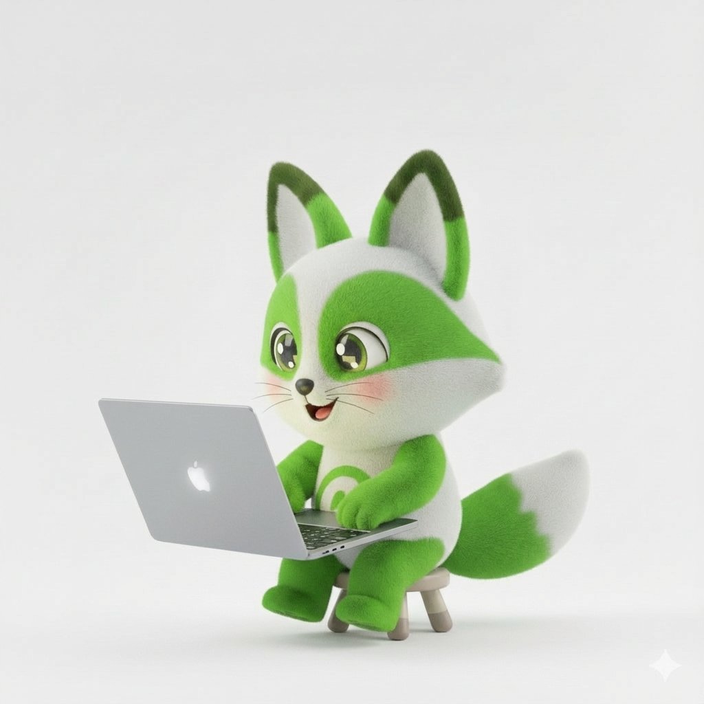 Easer Mascot using Easily No-Code Website Builder